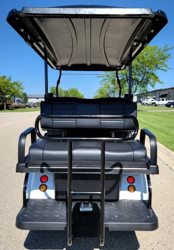 2024 Evolution 48v Lithium Electric Golf Cart with Custom Rims & Flip Seat image 4