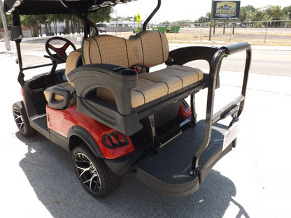Red 2024 HONOR LSV 2+2 G1 Lifted Lithium Golf Cart for Sale image 15