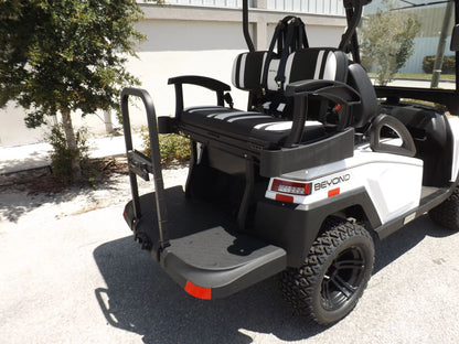 White 2022 Bintelli BEYOND 4P Lifted Golf Cart for Sale image 12
