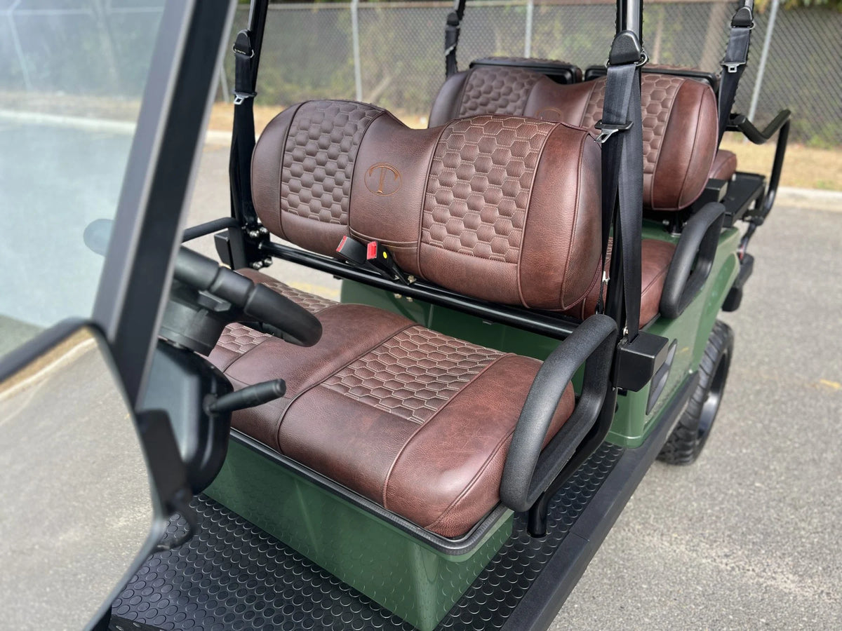 Green 2023 Tomberlin E4 Ghosthawk Defender Golf Cart for Sale image 4