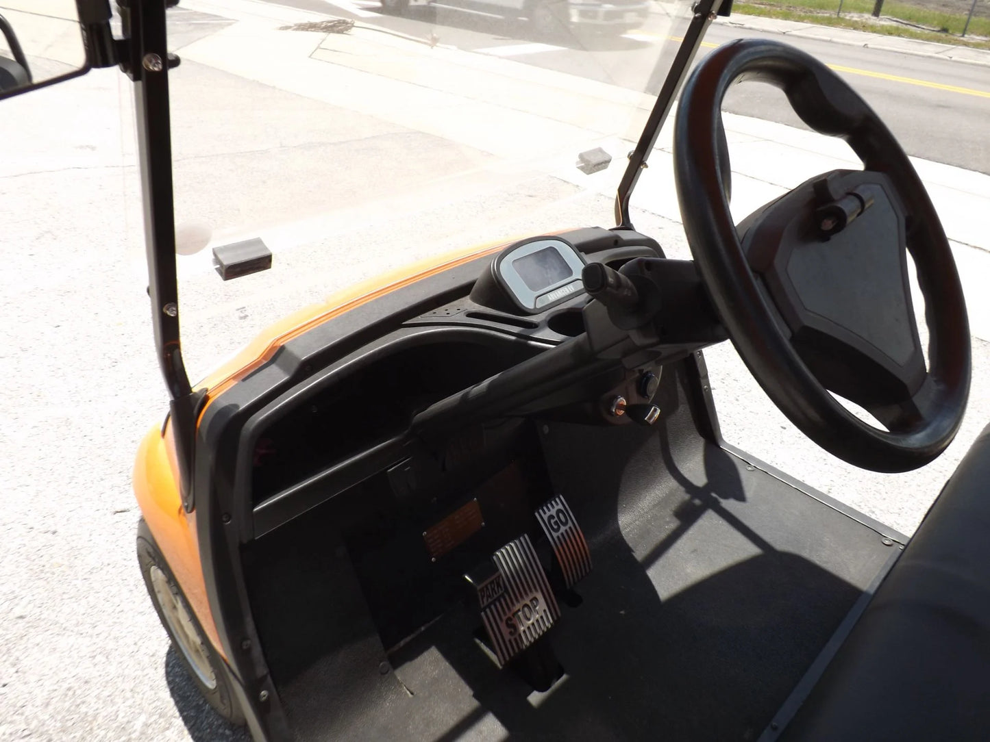 Orange 2022 Advanced EV AEV 2 Golf Cart for Sale image 6