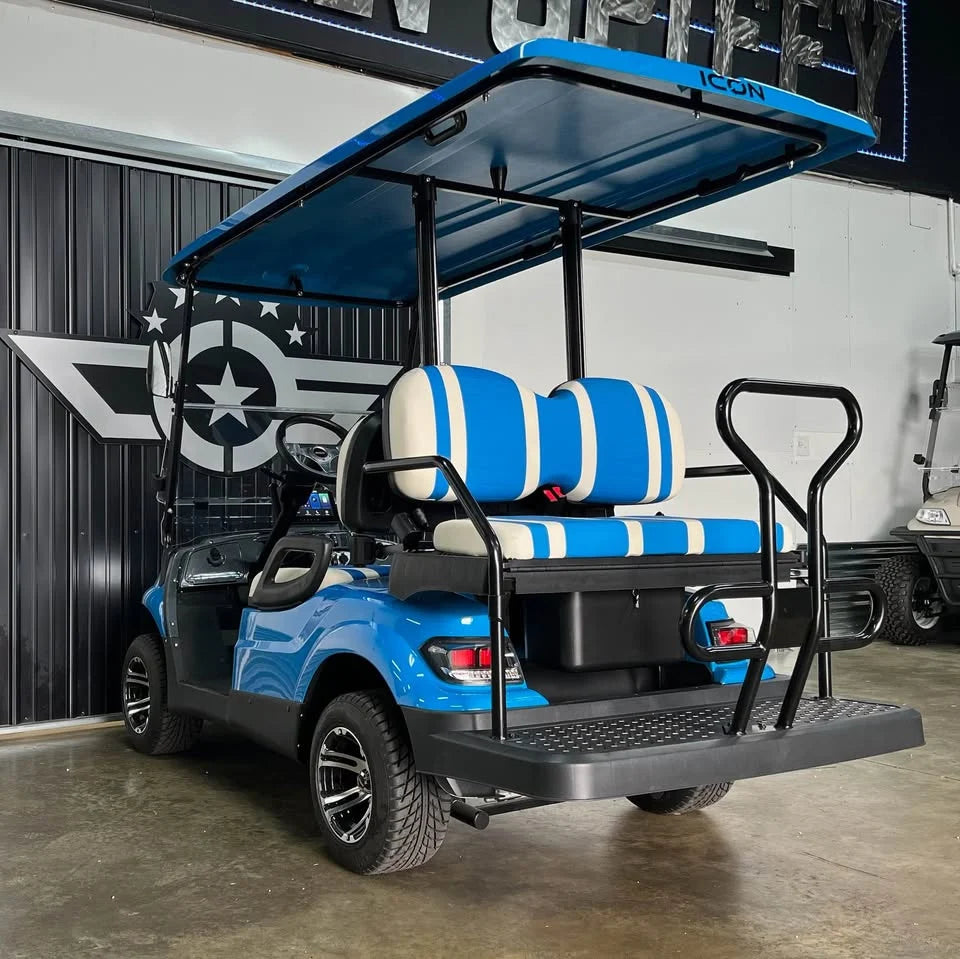 Blue 2024 Icon EV I40 Golf Cart for Sale image 5