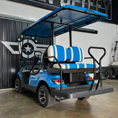 Blue 2024 Icon EV I40 Golf Cart for Sale image 5