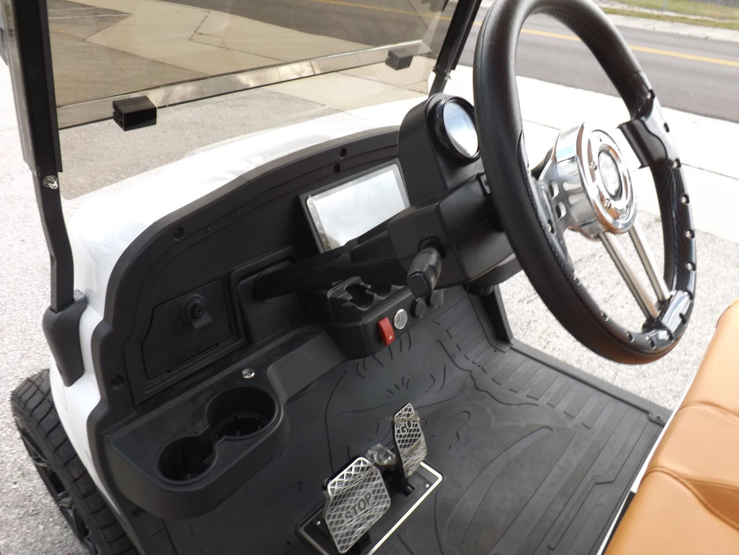 White 2024 GORILLA G2 LI 2 Pass Lithium Golf Cart for Sale image 6