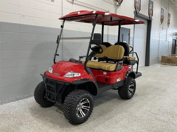 Red 2023 Advanced EV LT-A627.2+2G Golf Cart for Sale image 1