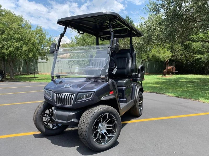 Black 2024 EVolution D5 Ranger 2+2 Golf Cart for Sale image 0