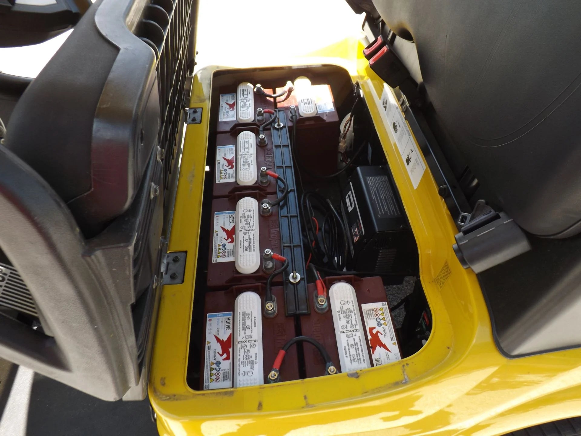 Yellow 2022 Advanced EV AEV 2 Golf Cart for Sale image 16