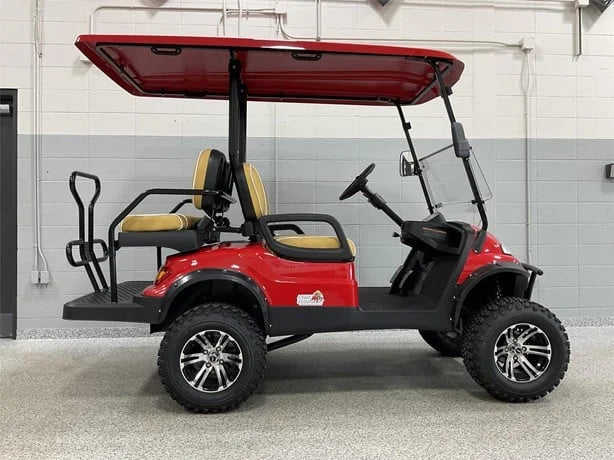 Red 2023 Advanced EV LT-A627.2+2G Golf Cart for Sale image 4