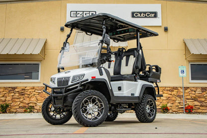 White 2024 EVolution D5 Maverick 2+2 Golf Cart for Sale image 0