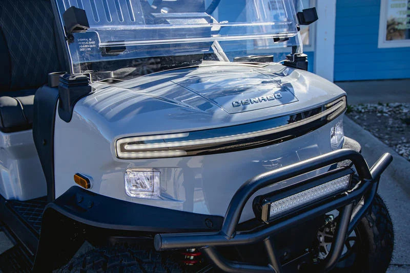 White 2025 Denago EV Rover XXL Golf Cart for Sale image 3
