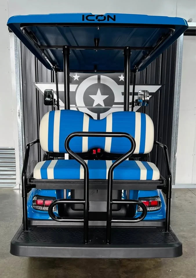 Blue 2024 Icon EV I40 Golf Cart for Sale image 7