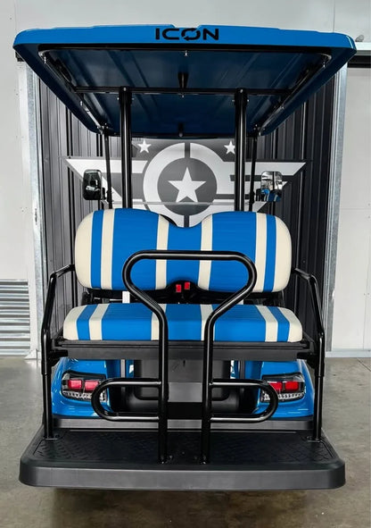 Blue 2024 Icon EV I40 Golf Cart for Sale image 7