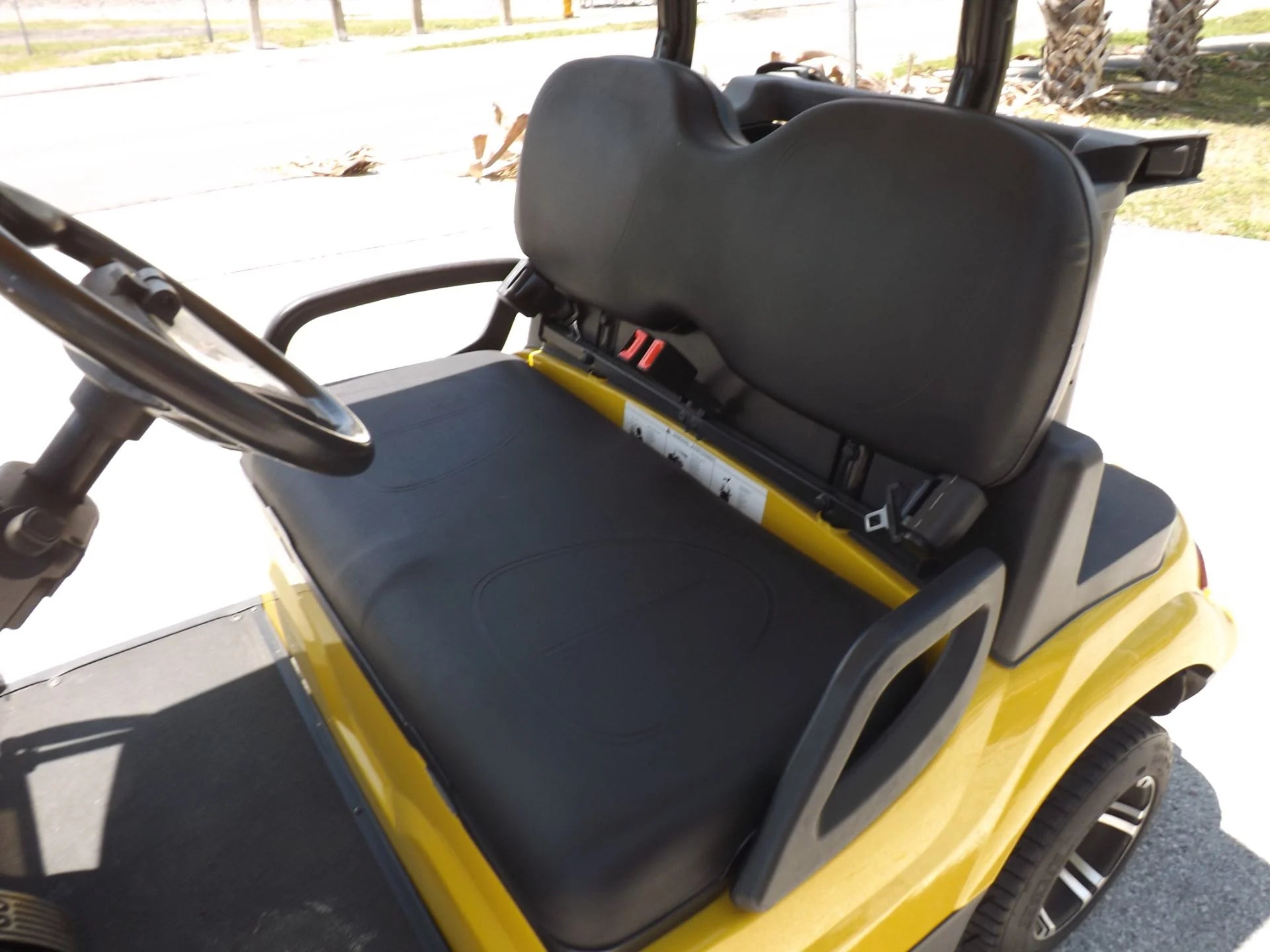 Yellow 2022 Advanced EV AEV 2 Golf Cart for Sale image 14