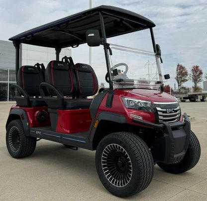 Red 2025 Epic E40FX Golf Cart for Sale image 1