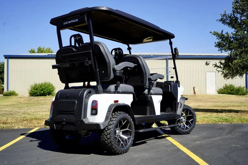 White 2024 Denago EV Rover XL Golf Cart for Sale image 5