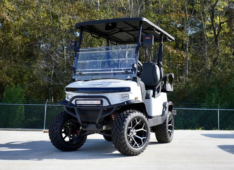 White 2025 Denago EV Nomad XL Golf Cart for Sale image 0