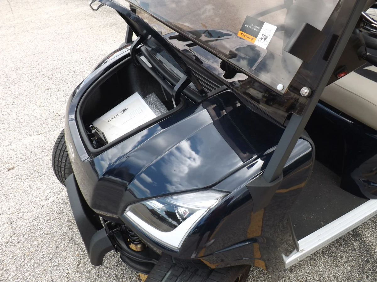 Black 2024 Star EV SIRIUS 4 Forward Lithium Golf Cart for Sale image 19