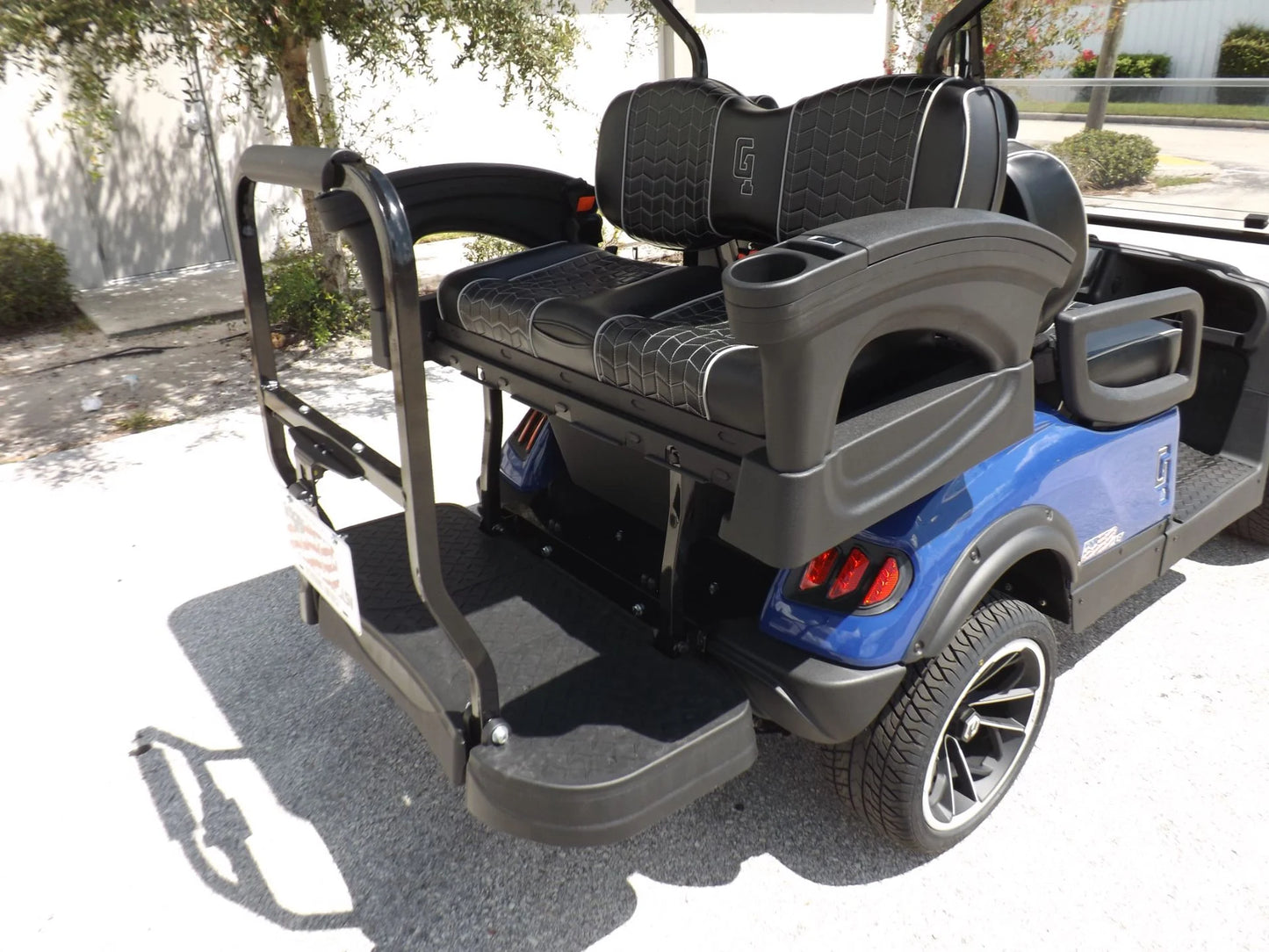 Blue 2023 HONOR LSV 2+2 G1 Lifted Lithium Golf Cart for Sale image 11