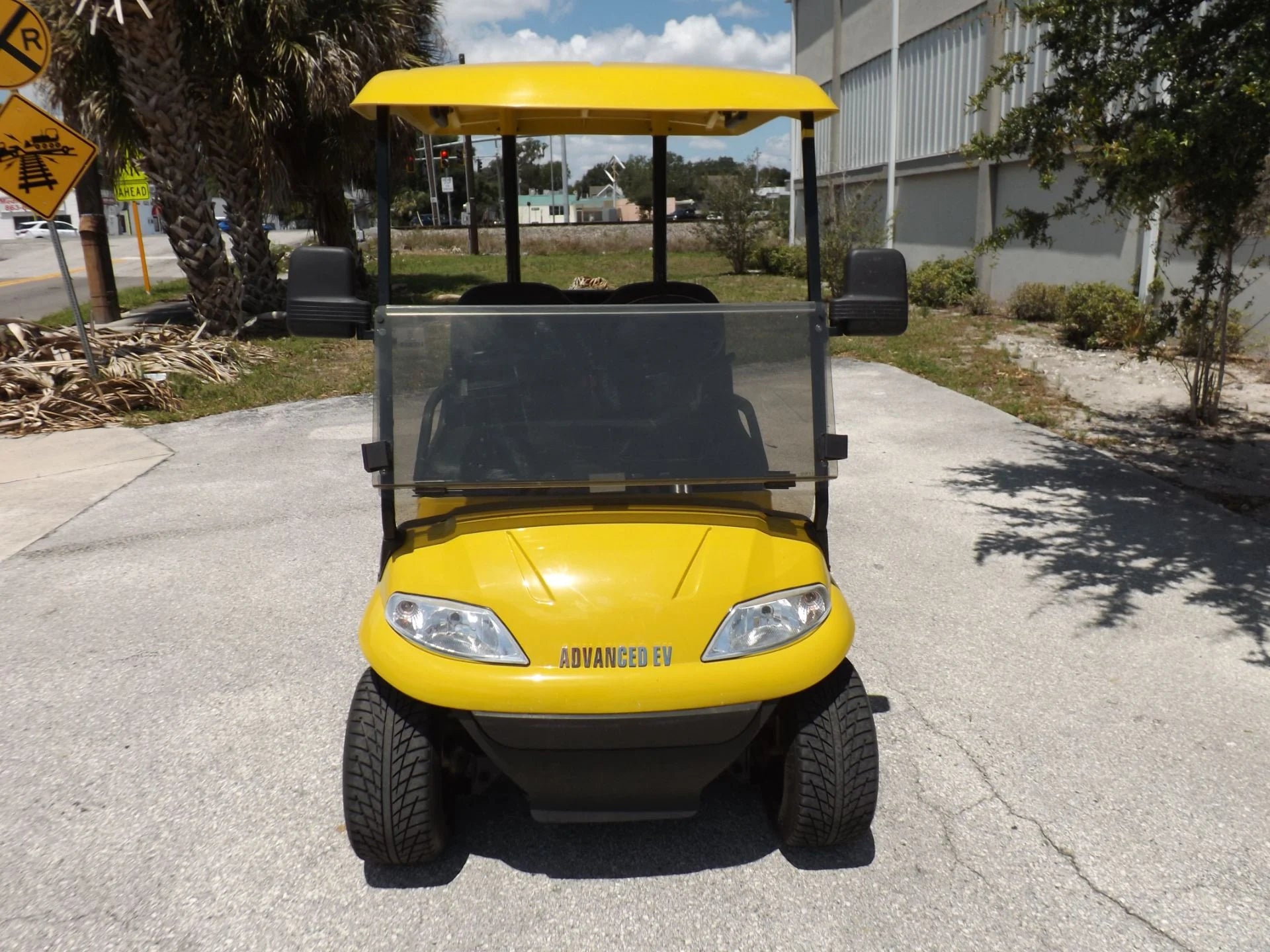 Yellow 2022 Advanced EV AEV 2 Golf Cart for Sale image 1