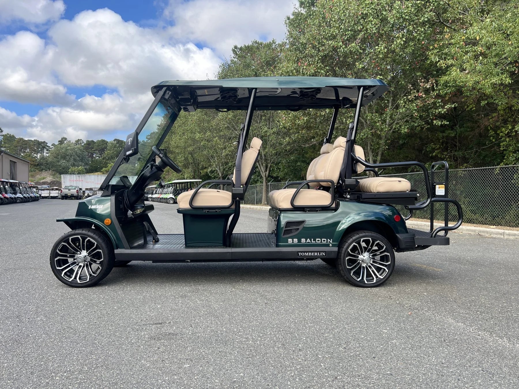 Green 2023 Tomberlin Saloon Golf Cart for Sale image 5