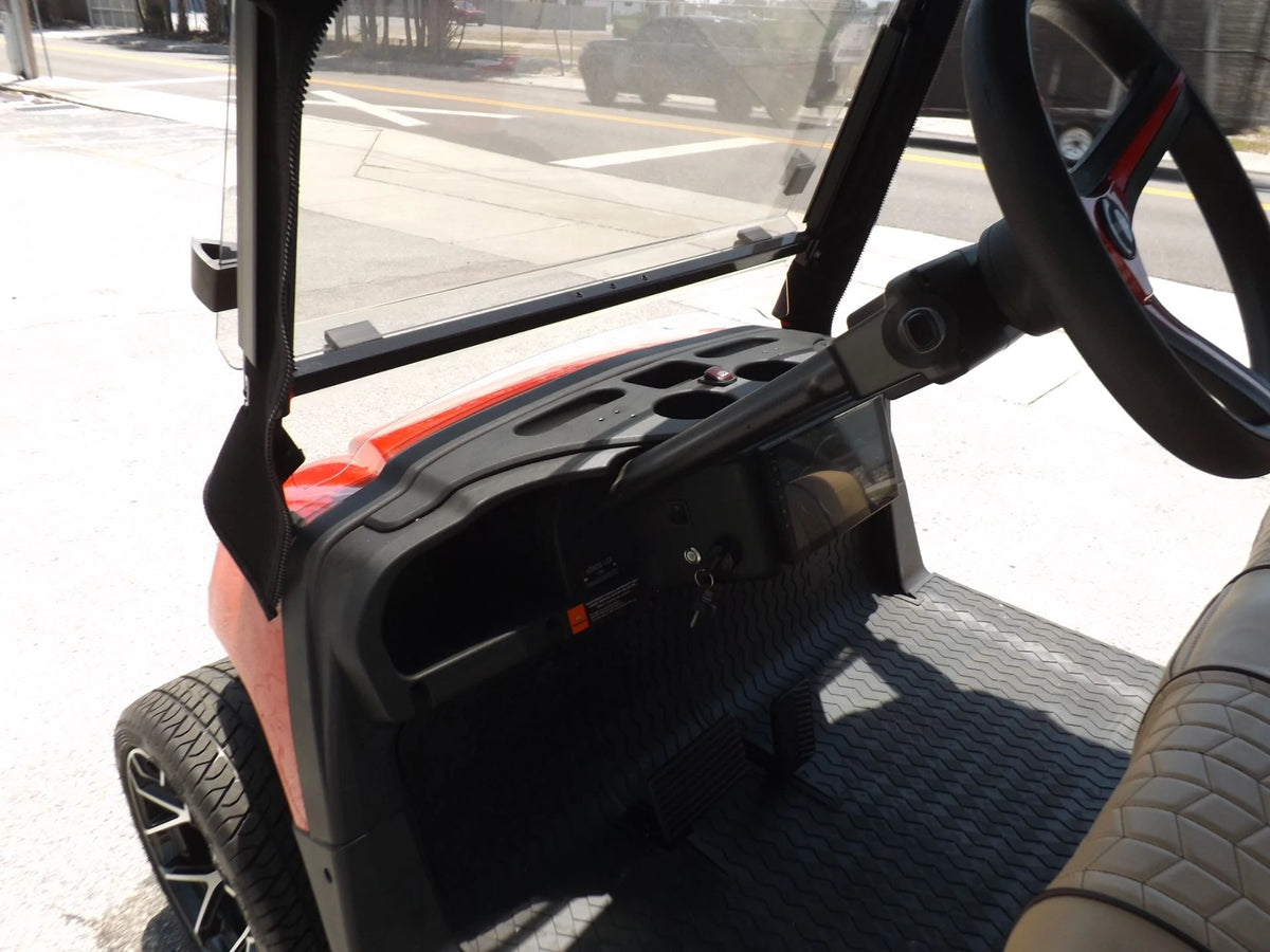 Red 2024 HONOR LSV 2+2 G1 Lifted Lithium Golf Cart for Sale image 6