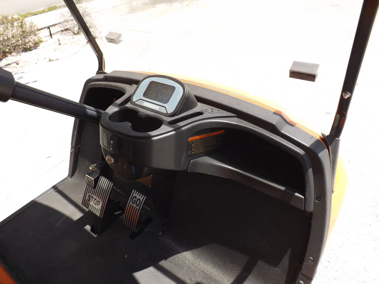 Orange 2022 Advanced EV AEV 2 Golf Cart for Sale image 7