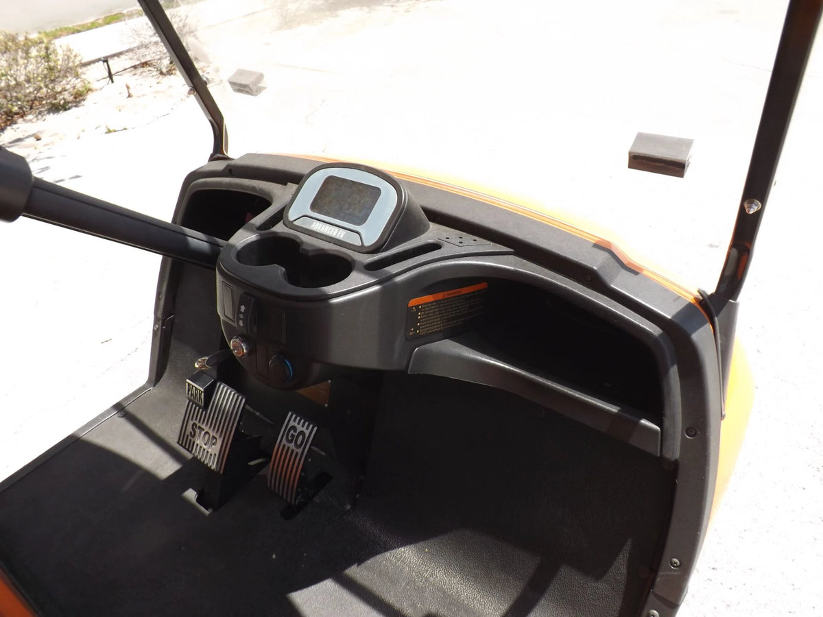 Orange 2022 Advanced EV AEV 2 Golf Cart for Sale image 7