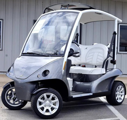 2023 Garia Via 2-Seater Metallic Golf Cart for Sale image 0