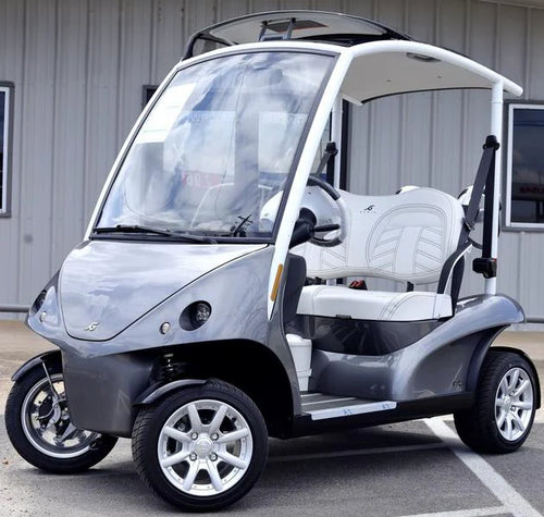 2023 Garia Via 2-Seater Metallic Golf Cart for Sale image 0