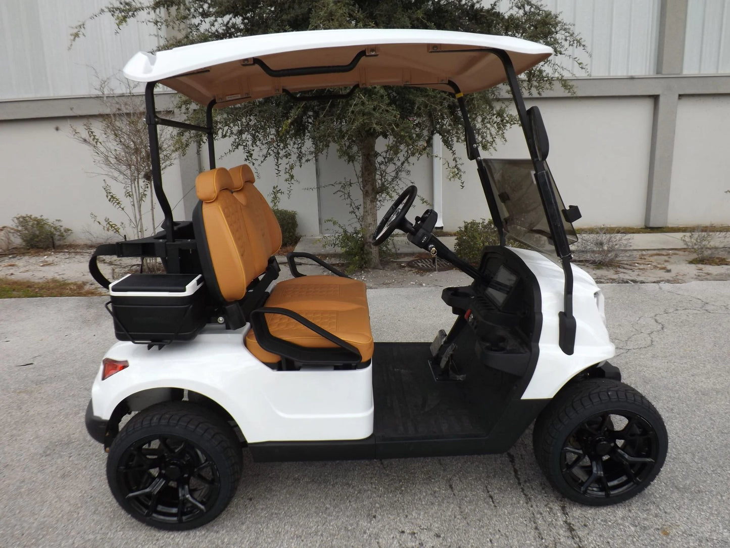 White 2024 GORILLA G2 LI 2 Pass Lithium Golf Cart for Sale image 2