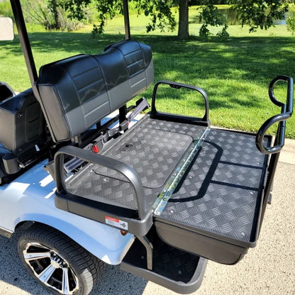 2024 Evolution 48v Lithium Electric Golf Cart with Custom Rims & Flip Seat image 12