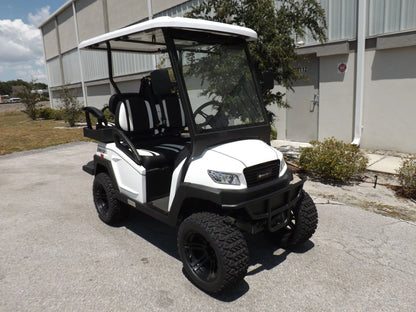 White 2022 Bintelli BEYOND 4P Lifted Golf Cart for Sale image 0