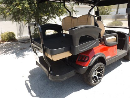 Red 2024 HONOR LSV 2+2 G1 Lifted Lithium Golf Cart for Sale image 13