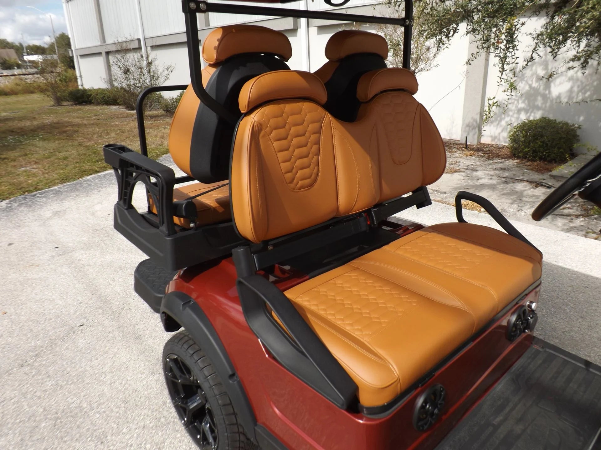 Red 2024 GORILLA G4 LI 4 Pass Lithium Golf Cart for Sale image 11