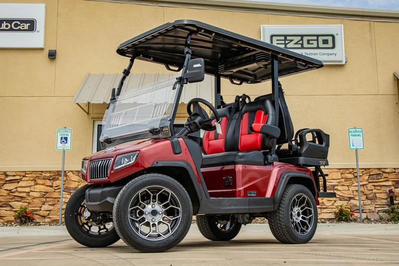 Red 2024 EVolution D5 Ranger 2+2 Golf Cart for Sale image 0