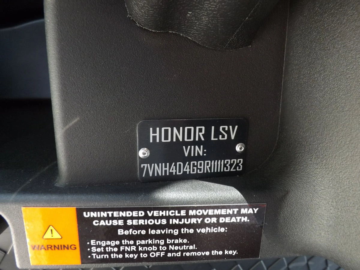 2024 HONOR LSV 2+2 G1 Lifted Lithium Golf Cart for Sale image 20